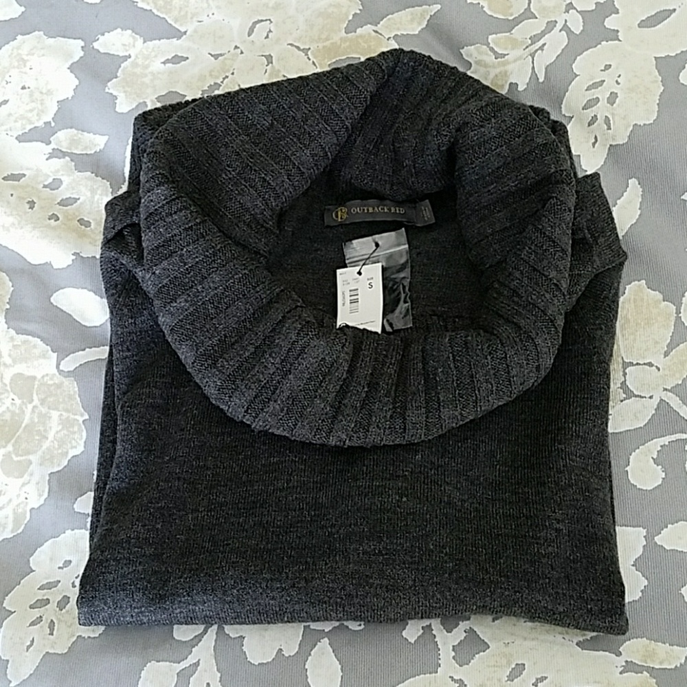 Outback Red by The Limited Cowl Neck Sweater